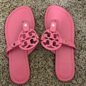 Size 10 Pink Tory Burch Sandals